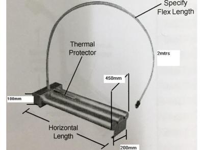 China Flexible Riser 220V 3P 9KW SUS316 Tank Immersion Heater for sale