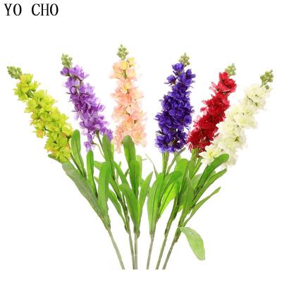 China Fashion Eco-friendly Purple Flower Hot Sale YO CHO Artificial Flower PU For Christmas Home Wedding Decoration High Quality Wholesale for sale