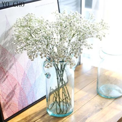 China Plants YO CHO Home Indoor Decorative Plastic Artificial Plants Mini Eco-friendly Artificial Silk Artificial Flowers Christmas Party for sale