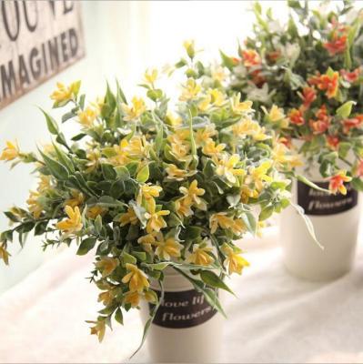 China YO CHO Giant Flowers Wholesale Eco-Friendly Party Home Decorations DIY Customized Wedding Table Artificial Silk Orchid Flowers for sale