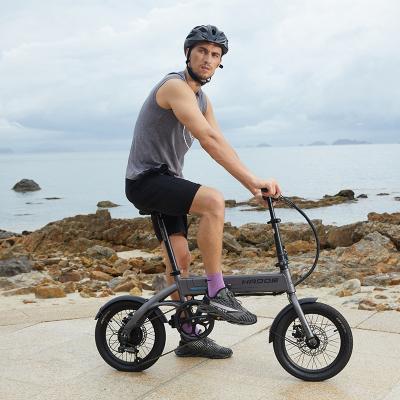 China Aluminum alloy fashion hot sales 16inch alloy folding ebike electric foldingbike for sale