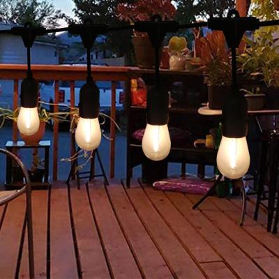 China ABS+PET+metal LED String Light 8m S14 Bulb EU or US Adapter Holiday Party Decoration String for sale