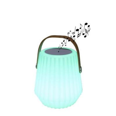 China LED Modern Border Portable Luminescent Speaker Portable Night Light for Outdoor Camping and Beach Parties for sale