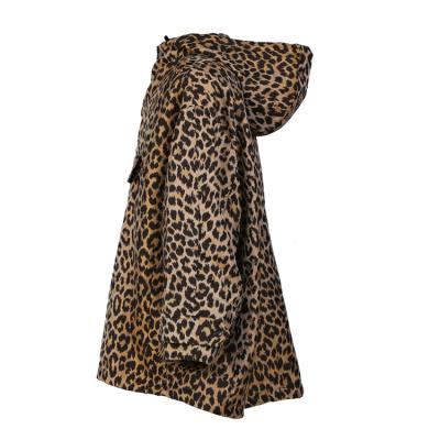 China Autumn And Winter Outerwear Anti-wrinkle Lapel Collar Women's Leopard Leather Women's Jackets Faux Fur Coats For Female for sale