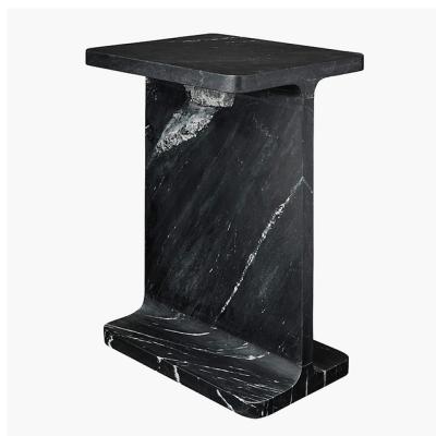 China Carolf Nature Convertible Black Marble Color Smart Side Table for sale