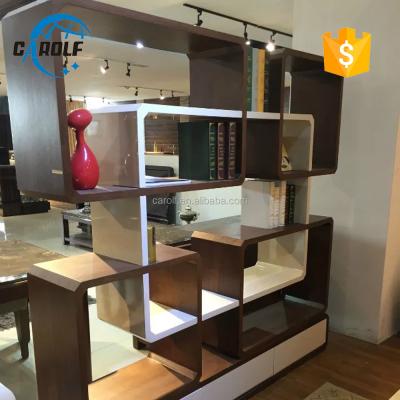 China Foshan Convertible New Product Movable Wooden Shelf for sale