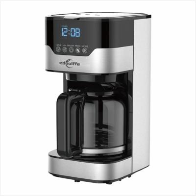 China Best Hotel Quality Control 1.5L 900W Electric Portable Coffee Maker Machine for sale