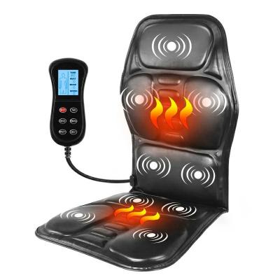 China PU Material Shiatsu Massage Chair Pad , Shiatsu Massage Seat Cushion Double Sided Design for sale