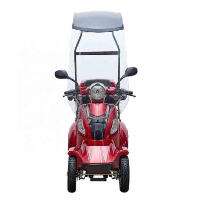 China 1000W 60V Luxury Low Speed ​​4 Wheel Electric Mobility Travel Scooter With Roof for sale