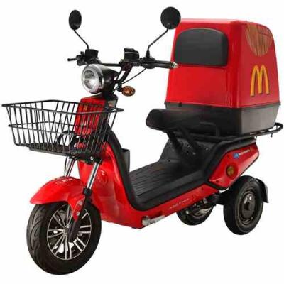 China EEC Approved Mobility Scooter Electric Scooter Delivery Cargo Food 2100W Motorcycle With Cargo Box for sale