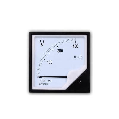 China Analog AC Voltmeter Dose Amp Meter Panel Volt 120*120 0-450V for sale