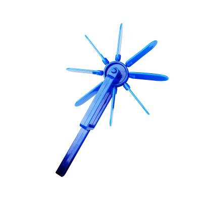 China High School Paddle Wheel Natural Scientific Blue Detachable Model for sale