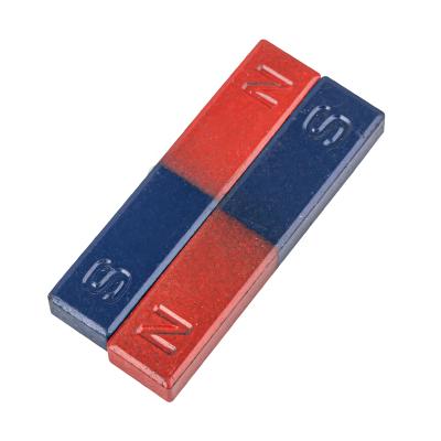 China Long Magnet 14.5x8x6.8cm Industrial AlNiCo Bar Magnet With North-South Post for sale