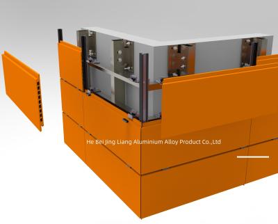 Cina OEM Sistema di supporto per rivestimento di pareti a tenda montato a parete colore naturale 4 mm in vendita