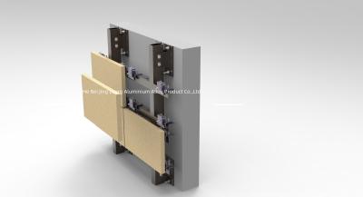 China Tailor Made Aluminum Cladding Support Systems For Sustainable Projects for sale