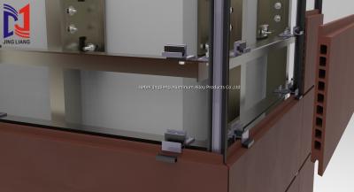 China 30 mm  Thickness Terracotta Facade Support System for high performance construction for sale