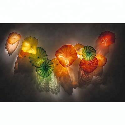 China Handmade Blown Glass Murano Decorative Wall Art Plates from Europe for sale