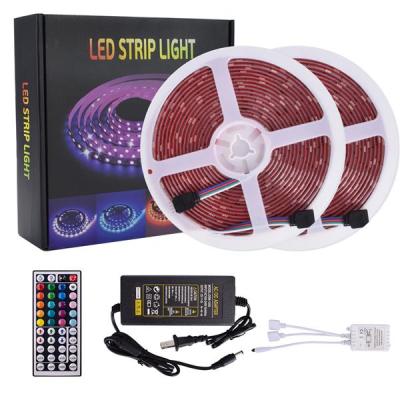 China Decoration 12V SMD 5050 RGB 44 Meter 300leds 10 Keys Lights 40W Light Strip for sale