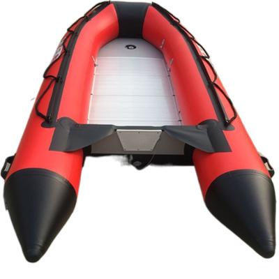 China 0.9mm PVC New Arrival JIliang Aluminum Floor PVC Inflatable Fishing Boat For Sale Sport Boat Price 3.6m for sale