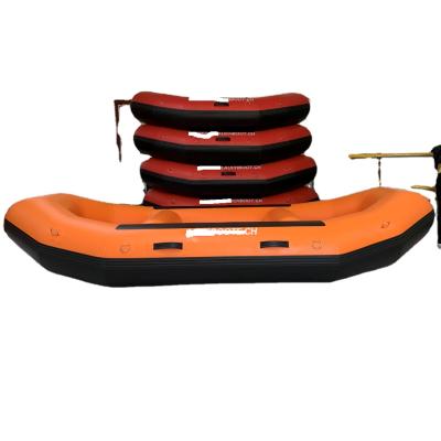 China PVC Customized PVC 6 Person Party Island Drift Boat Inflatable Float Boat for sale