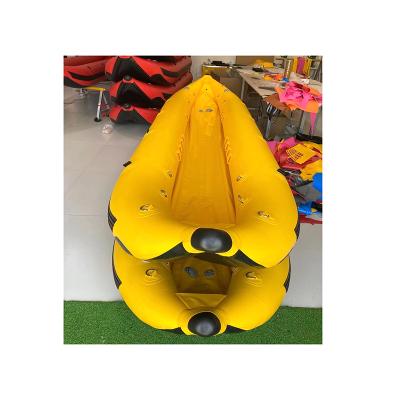 China 0.9mm PVC Factory Direct Supply Row Boat Kayak Outdoor Blue Red Yellow Inflatable Boat for sale