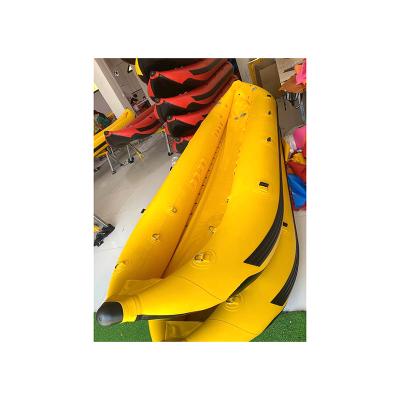 China 0.9mm PVC Inflatable Portable Canoe Boat Factory Direct Sale Sport Kayak Blue Red Yellow Boat for sale