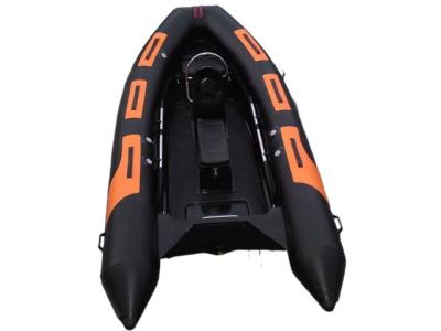 China 3.9m Fiberglass China Hypalon Sport RIB Boat Fiberglass Fishing Boat Inflatable Rib Boat With Motor for sale