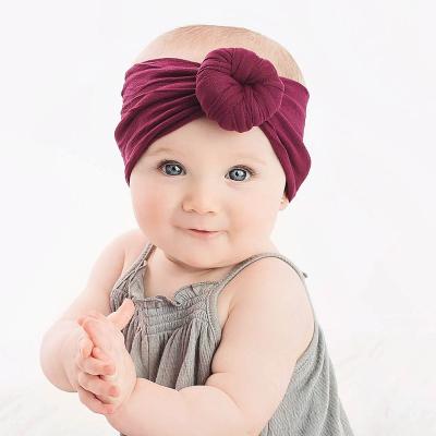 China YANGTONG 2021 Sale Baby Satin Headbands Soft Hair Soft Warm Soft\Comfortable Hairbands for Girls for sale