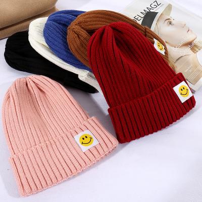 China breathable & Custom Wholesale Plain Waterproof Luxury Short Warm Beanie Logo Hats Winter Unisex Acrylic Knitting Hat for sale