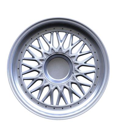 China Aluminum Good performance 2 pieces 17/18 inch mesh design forged wheel rim for sale