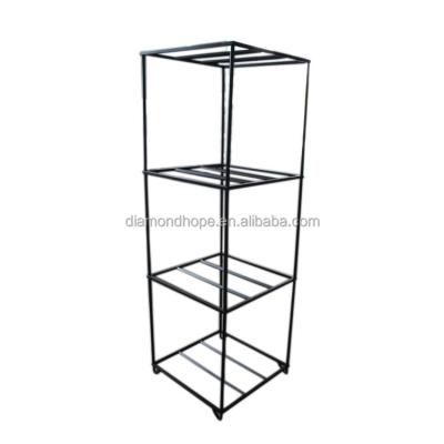 China For Wheel Display 3-Cube Chrome Wheel Display Rack, Display Rack For Wheels (ZW-R450) for sale