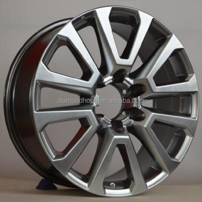 China Custom ALLOY Wheel (ZW-S093) Aluminum Alloy 16-20 Inch Gloss Black With Chrome Customized 139.7mm NC 8.5/7.5; JIA Zw for sale