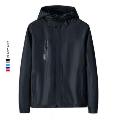 China Newest Design Hooded Zipper Windproof And Waterproof Jacket Breathable For Men Casual Coats for sale