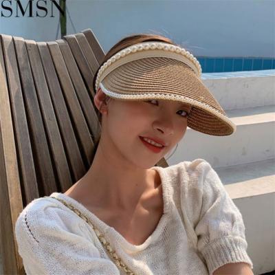 China 2021 Summer Faux-pearl Beach Women's Best Picture Design FONDPINK Sun Hat Designer Hats for sale