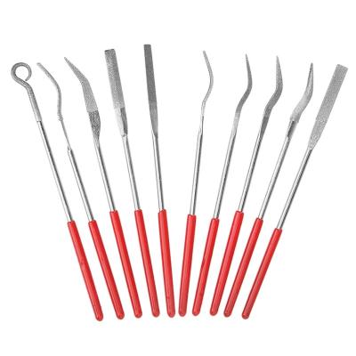 China American Style File Factory Supply Diamond Nail Coated Riffler Files For Air Lappers for sale