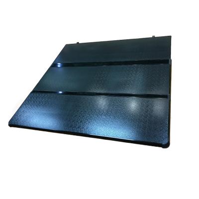 China exterior decoration aluminum material hilux revo vigo triple tonneau cover for sale