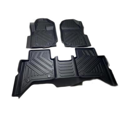 China Protect Car Floor 4x4 Accessories Hilux Revo Foot Mat Floor Mat Pad for sale