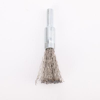 China OEM 0.984IN Mini Wire Brush Cleaning Universal Stainless Steel POLISHING Wire Brush good quality for sale