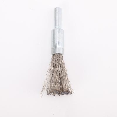 China 1.18in OEM Wire POLISHING Good Quality Cleaning Hair Brush Stainless Steel Wire Brush For Grinder for sale