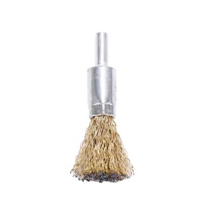 China High Quality Copper Plating Wire POLISHING End Broom Universal Stainless Steel Broom Wire Brush for sale