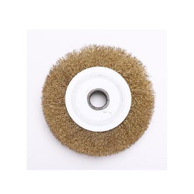 China Durable Cleaning Product 150MM Leading Wire Clean Brush Circular Wire Brush For Angle Grinder for sale