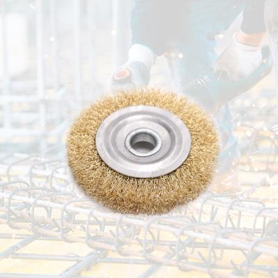 China Best Selling OEM Brass Cleaning Brushes 100mm Universal Thread Safe Wear-Resisting Clean Brush for sale