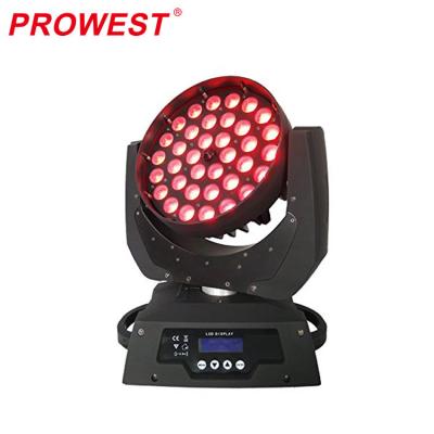 China DJ CLUB Moving Head RGBW 36x10 4-in-1 LED Moving Head Wash Zoom for sale