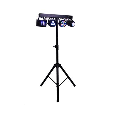 China DJ Club Flat Par Kits High Power 60W Led Stage Light With Light Stand DMX 512 Bag Package Set For DJ Disco for sale