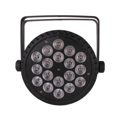 China Wedding/DJ/Stage/Party/Music Light RGBWAUV 6in1 Aluminum LED Par Light RGBWAUV 6in1 Par Light LED Show Party/Music Show 18pcs for sale