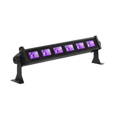 China 2019 Hot Selling Aluminum LED 3W 6 Eyes Bar Wall Wash Stage UV Black Light for sale