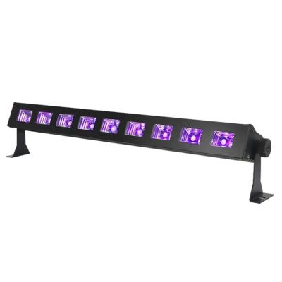 China Prowest 9x3W UV Black Theme Park LED Light Bar For Halloween Decoration Festival for sale