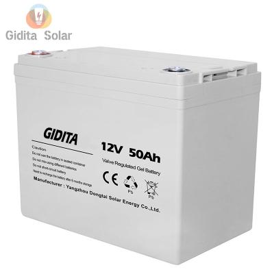 China Accu profundo de la batería de plomo de la batería solar 12V 50Ah del gel del ciclo del poder en venta