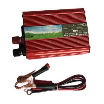 China 300W 12V 24V Solar Home Use outlet adapter inverter with USB Charging Port Car Charger for sale