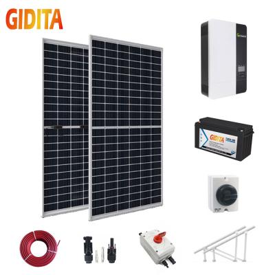 Chine Outre du système d'alimentation solaire de maison du système 10kw 8kw 5kw 3kw de stockage d'énergie solaire de grille à vendre